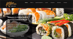 Desktop Screenshot of katana-sushi.com